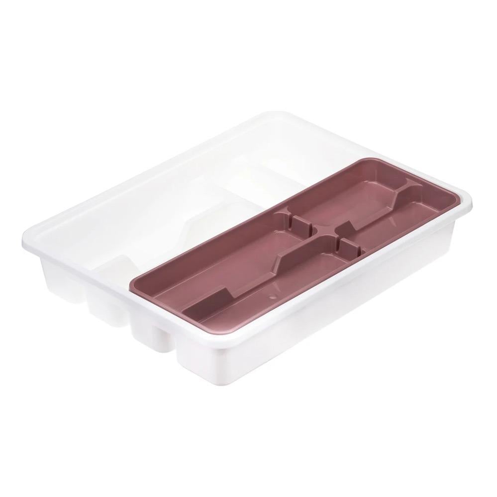 Лоток для столовых приборов IDEA HOME 1146-IH 39,5х31 см Ягодный (121485)