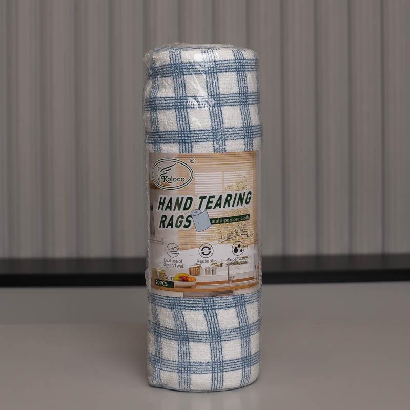 Отрывные салфетки цветные 25х25 см Синий марганец (88315)