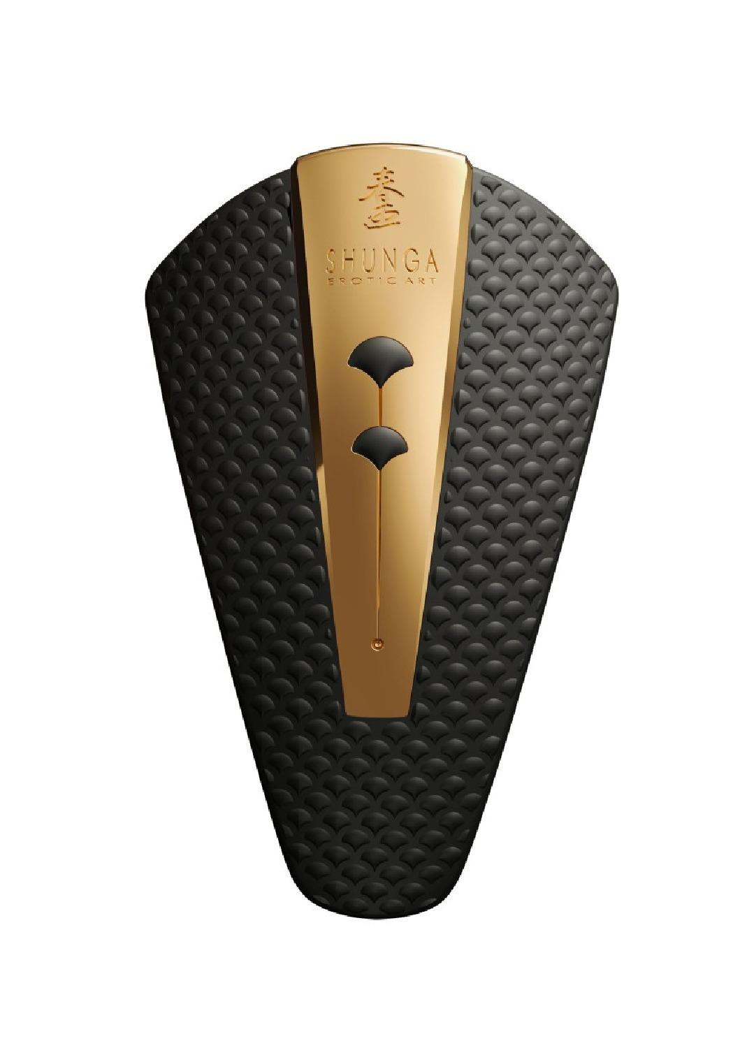 Вибратор для клитора Shunga Obi 11,5x7 см Черный (SH901048)