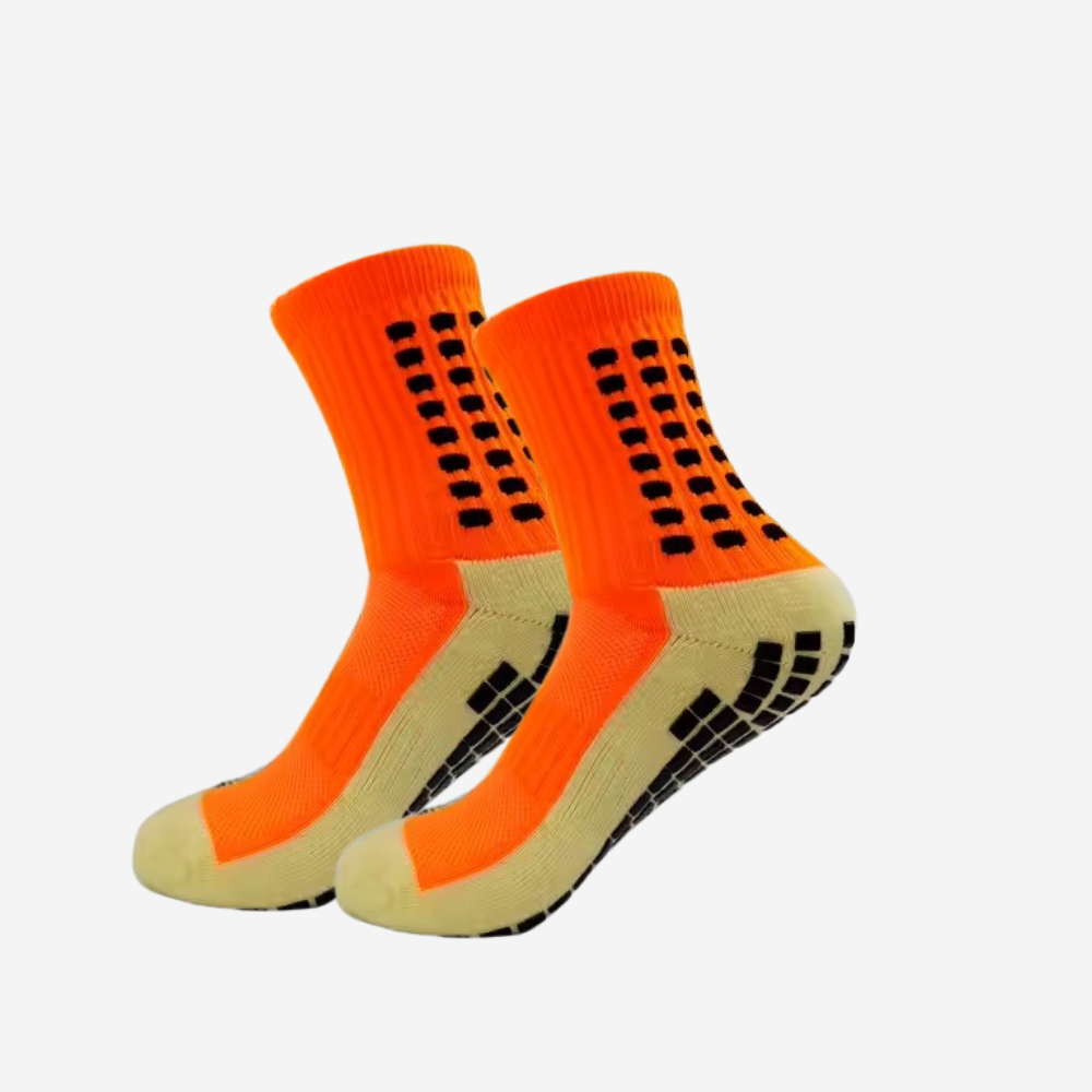 Шкарпетки спортивні з антиковзким покриттям L Помаранчевий (2556957278) - фото 2
