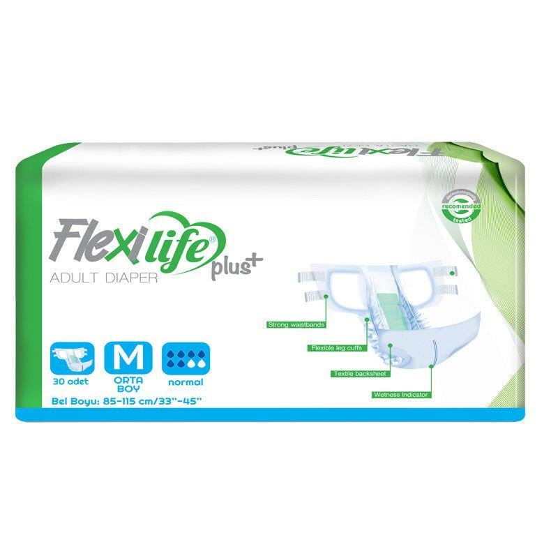 Подгузники для взрослых Flexi Life Plus М №30 (000005440) Подгузники для взрослых Flexi Life Plus М №30 (000005440)