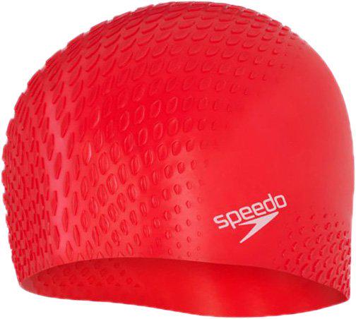 Шапка для плавання Speedo BUBBLE ACTIVE+CAP AU Unisex OSFM Червоний (5053744739908)