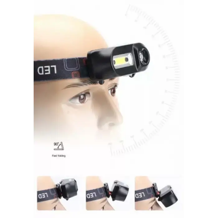 Фонарь налобный Kx 1804А Xpe Cob С датчиком движения (1804А) - фото 5 Фонарь налобный Kx 1804А Xpe Cob С датчиком движения (1804А) - фото 5