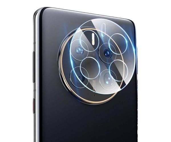 Защитное стекло Tempered Glass 0,3 мм 3D на заднюю камеру Huawei Mate 50 Pro Transparent (30199)