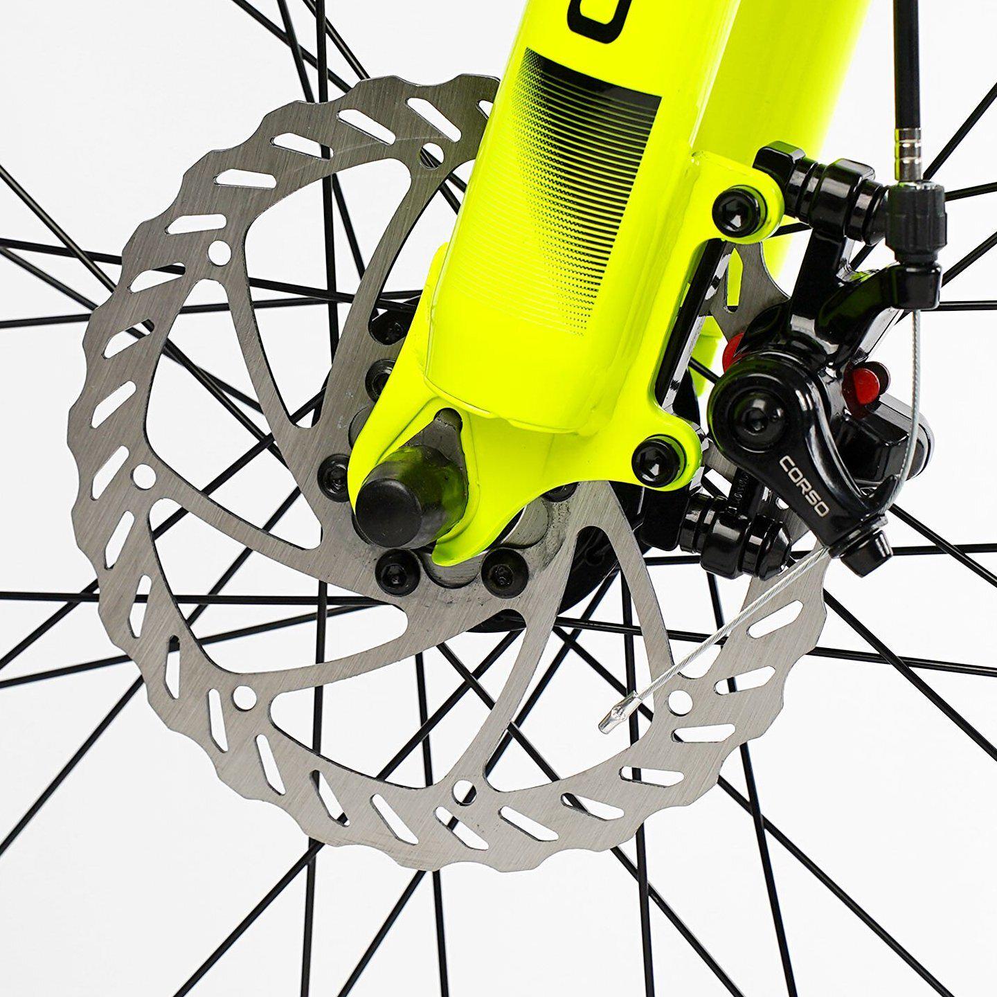 Велосипед горный подростковый Corso Patrol 24" Черный с желтым - фото 4 Велосипед горный подростковый Corso Patrol 24" Черный с желтым - фото 4