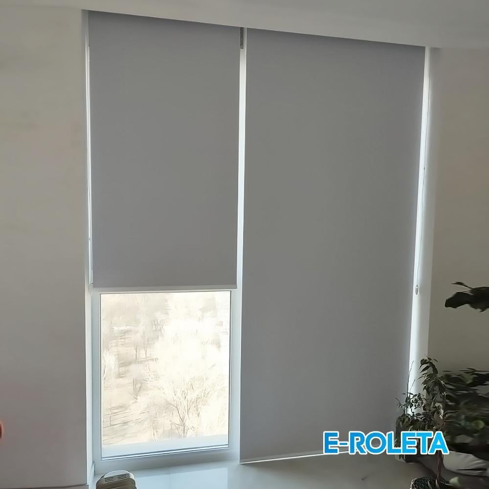 Ролета тканинна блекаут E-ROLETA ВО 54 Сільвер з фіксацією під нахил 30х165 см Сірий (ВО-S-54-30-165) - фото 10 Ролета тканинна блекаут E-ROLETA ВО 54 Сільвер з фіксацією під нахил 30х165 см Сірий (ВО-S-54-30-165) - фото 10