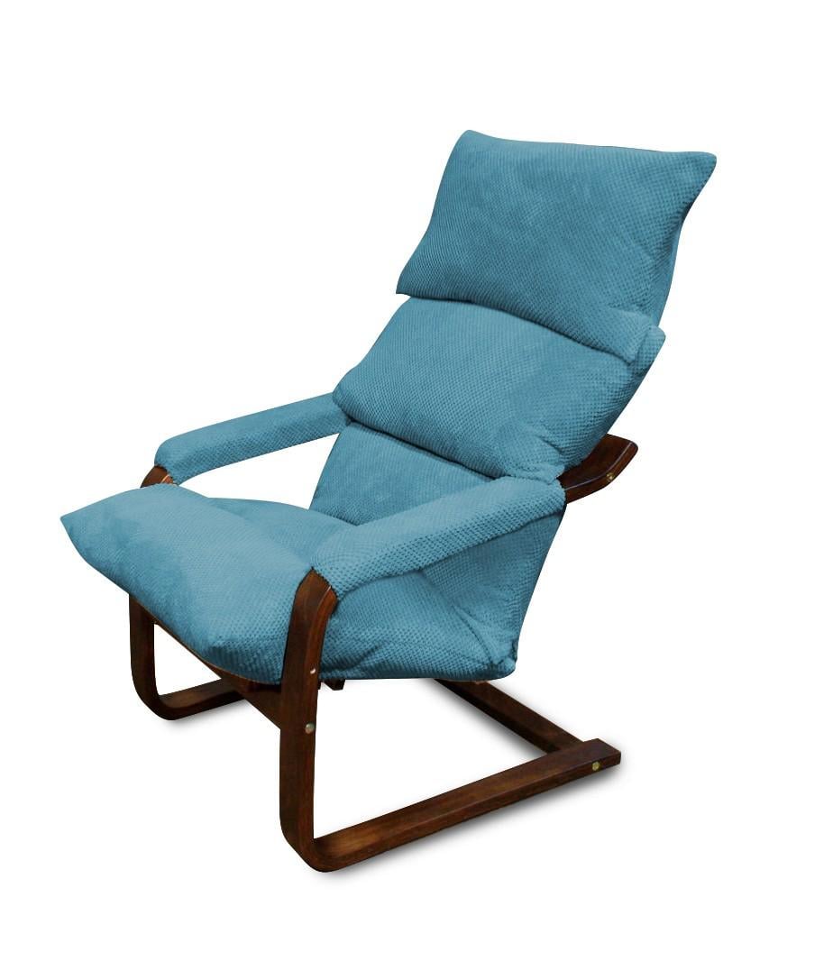 Мягкое кресло трансформер Trone4you Синий/Венге