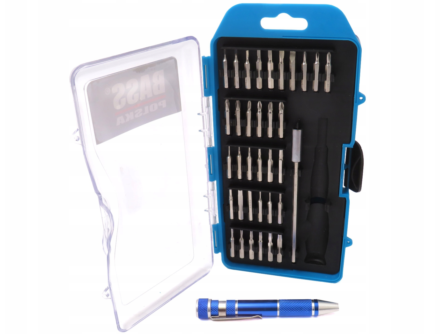 Викрутка Bass Polska 3818 з набором біт для точних робіт з подовжувачем 36 шт. - фото 10 Викрутка Bass Polska 3818 з набором біт для точних робіт з подовжувачем 36 шт. - фото 10