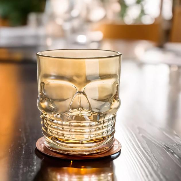 Набор стаканов R29803-Gold Череп 6 шт. 300 мл - фото 4 Набор стаканов R29803-Gold Череп 6 шт. 300 мл - фото 4