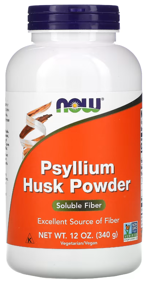 Порошок из шелухи семян подорожника Now Foods Psyllium Husk Powder 340 г
