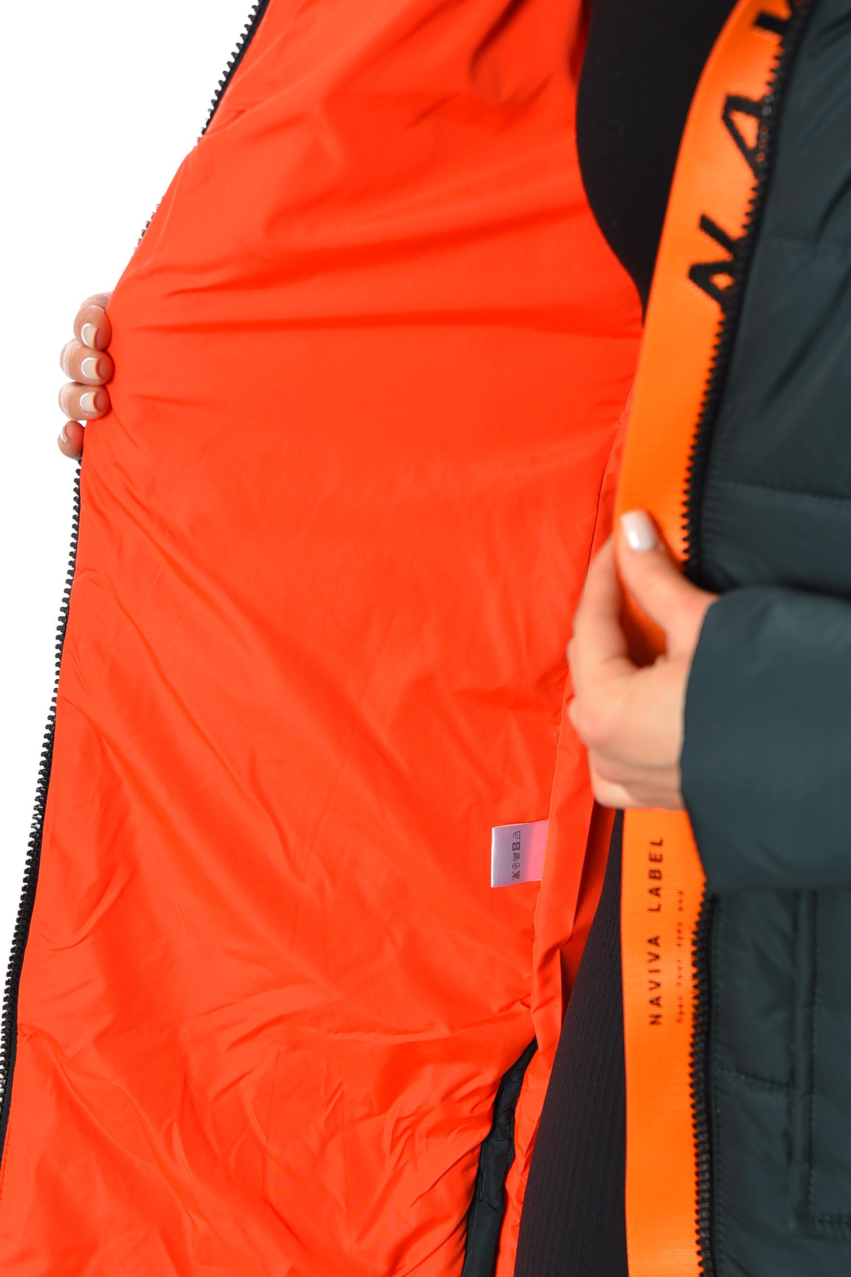 Куртка жіноча єврозима 5XL Темно-зелений (193367) - фото 4 Куртка жіноча єврозима 5XL Темно-зелений (193367) - фото 4