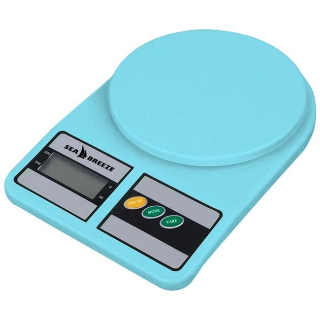 Весы кухонные SeaBreeze SB-070 электрические Blue (17660319)