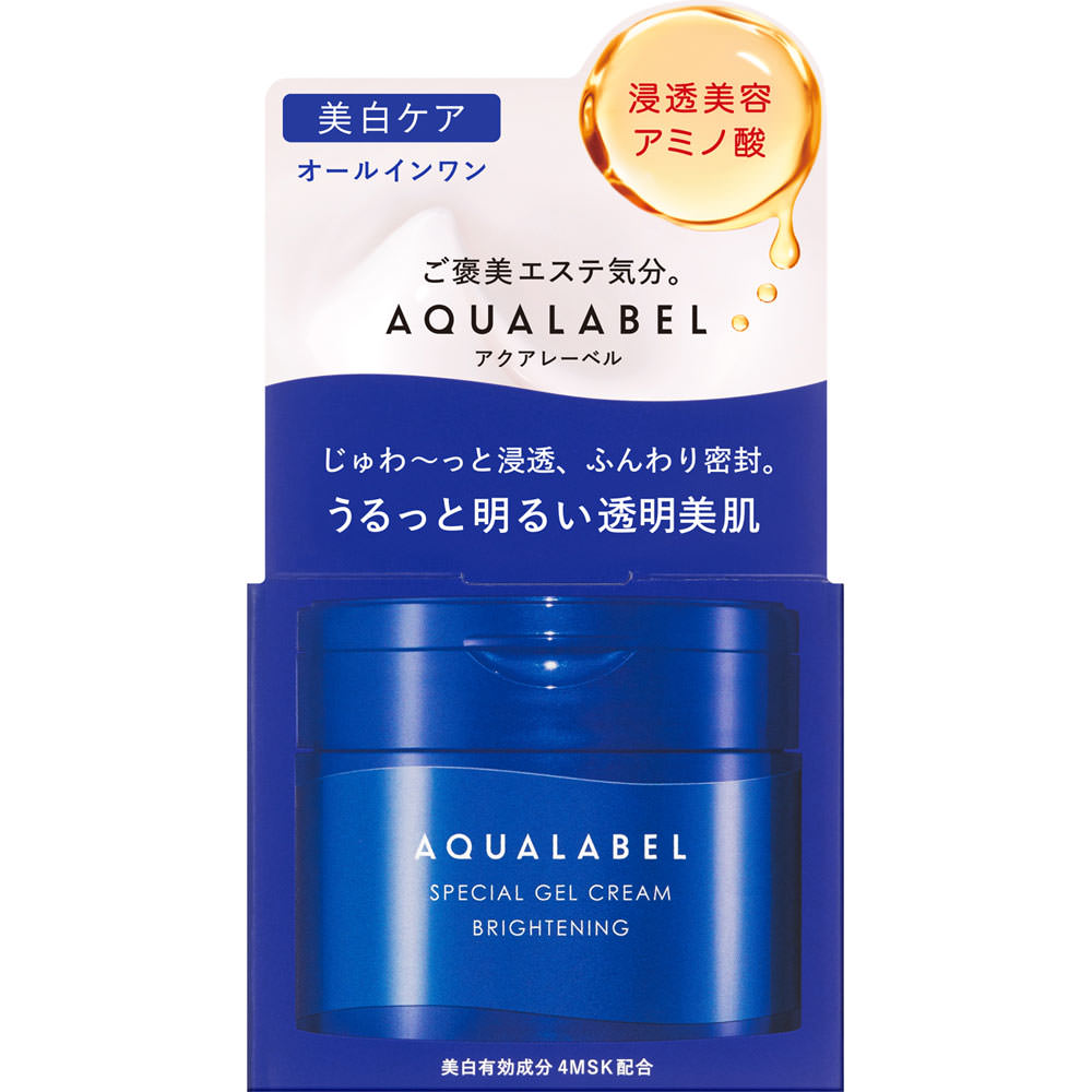 Крем-гель для лица Aqualabel Shiseido для сияния и выравнивания тона 90 г (164485)