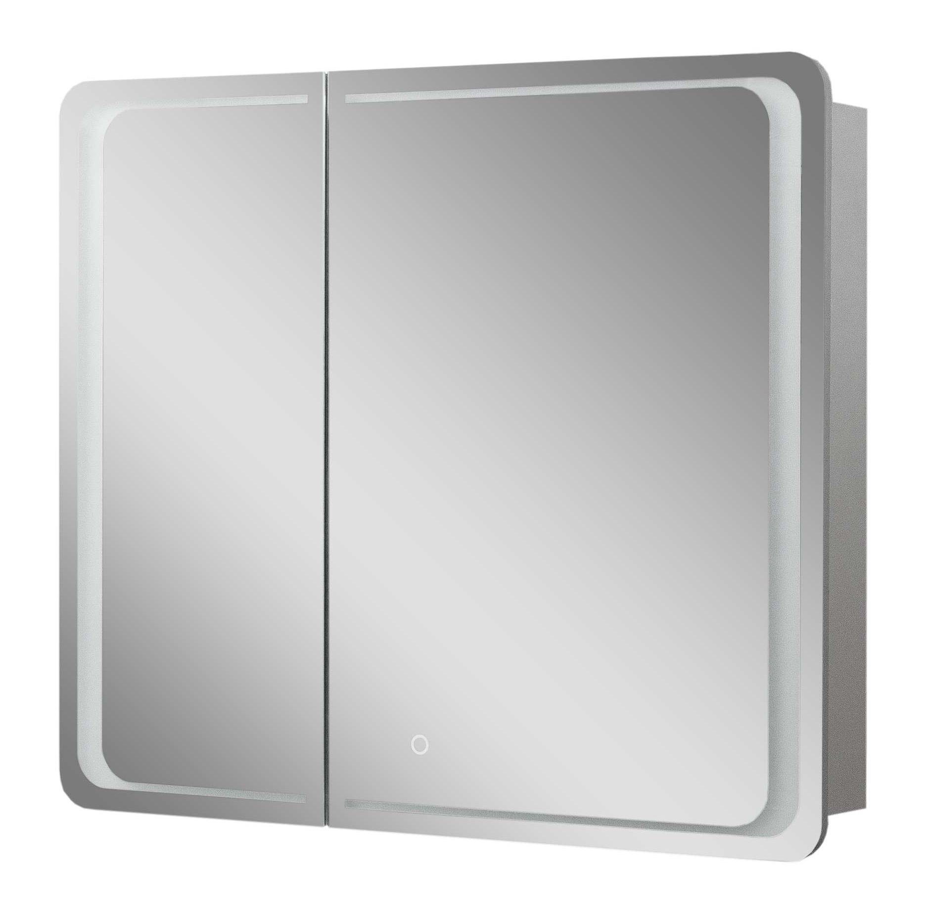 Шкаф зеркальный ЮВВИС VIVACE Z LED Touch Control 80 см Белый (UVV033) - фото 1