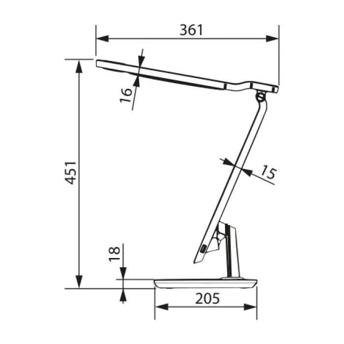 LED-лампа настольная HOROZ ELECTRIC AZRA 10W 3000-6000K 600 Lm 100-240V Белый (049-012-0010-010) - фото 4 LED-лампа настольная HOROZ ELECTRIC AZRA 10W 3000-6000K 600 Lm 100-240V Белый (049-012-0010-010) - фото 4