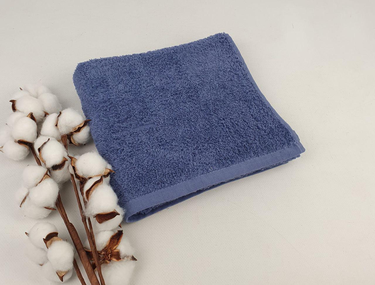 Рушник Homeline 430 г/м2 50x90 см Джинсовий (CN38997) - фото 1 Рушник Homeline 430 г/м2 50x90 см Джинсовий (CN38997) - фото 1