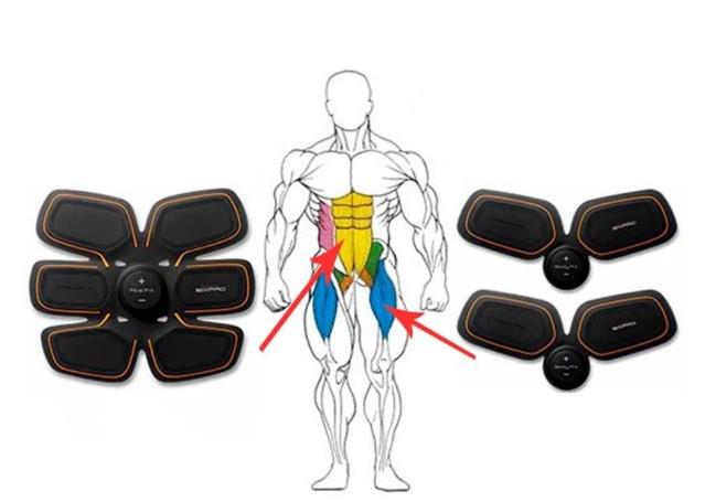 Міостимулятор Smart EMS Trainer 3 patch Чорний (V4498) - фото 4