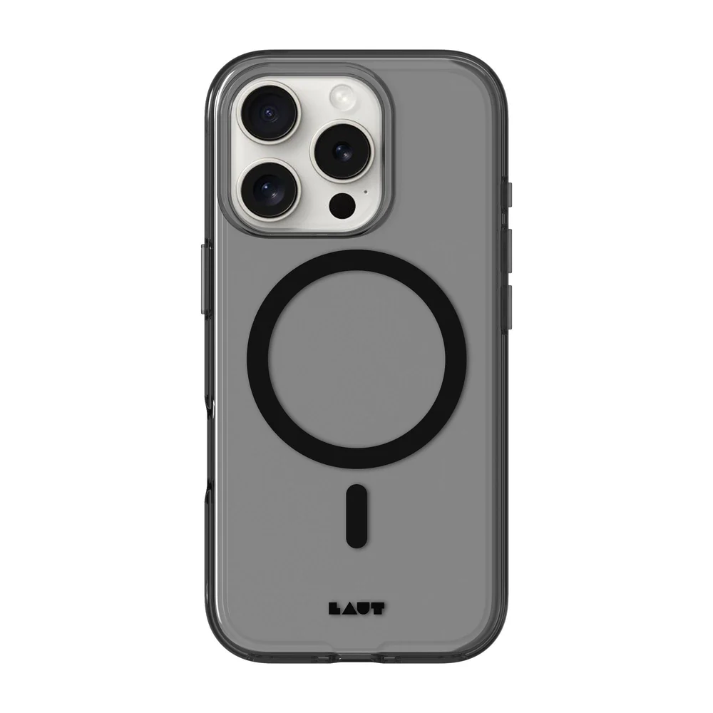 Чехол-накладка Laut Crystal-M for iPhone 16 Pro with MagSafe, Clear Black (L_IP24B_CRM_UB) - фото 1 Чехол-накладка Laut Crystal-M for iPhone 16 Pro with MagSafe, Clear Black (L_IP24B_CRM_UB) - фото 1