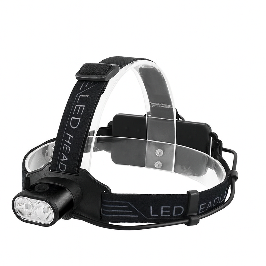 Фонарь налобный 2128-2T6 Type-C Черный (30160355)