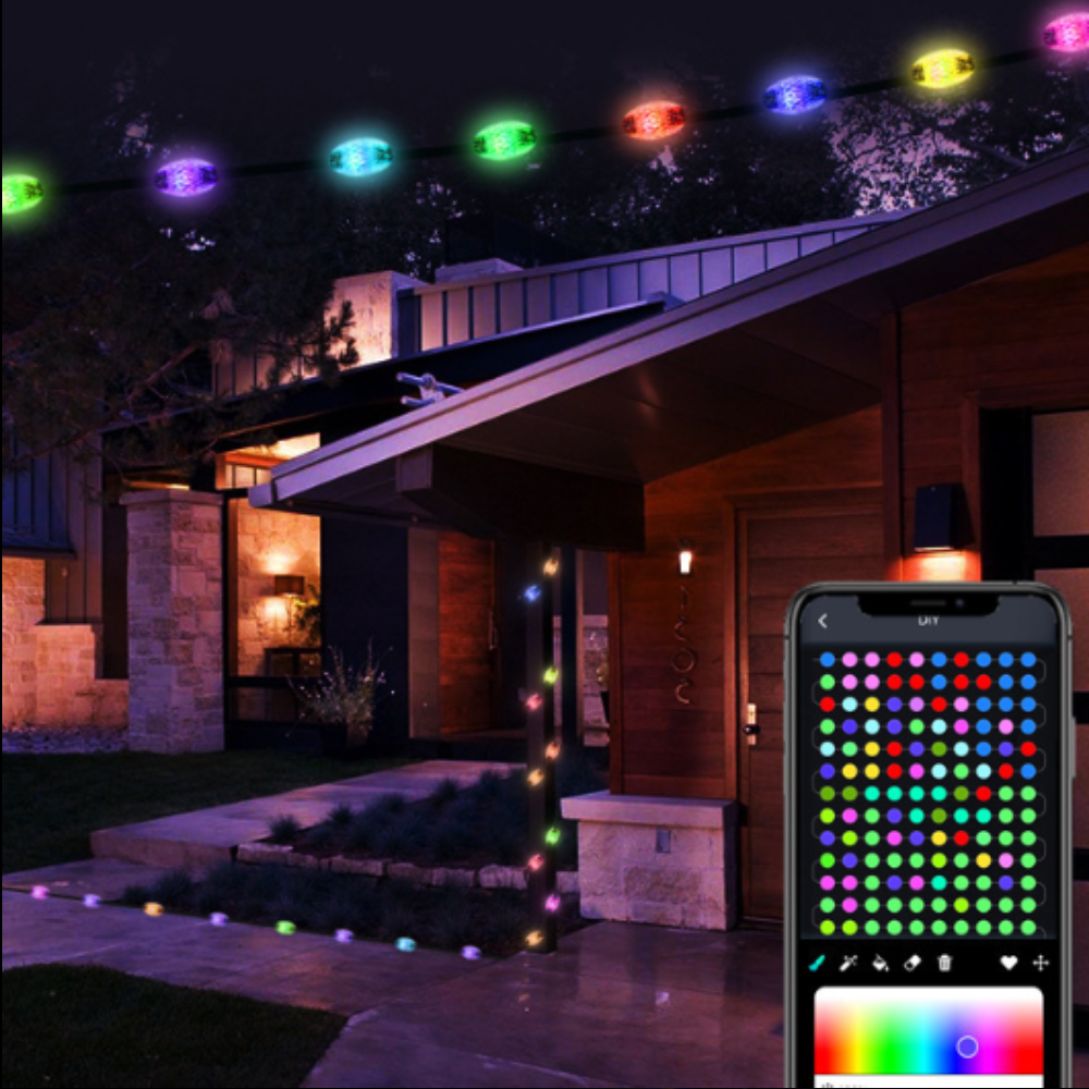 Гірлянда роса APP Bluetooth смарт RGB з пультом і USB для дому 100 LED 10 м (6000) - фото 6