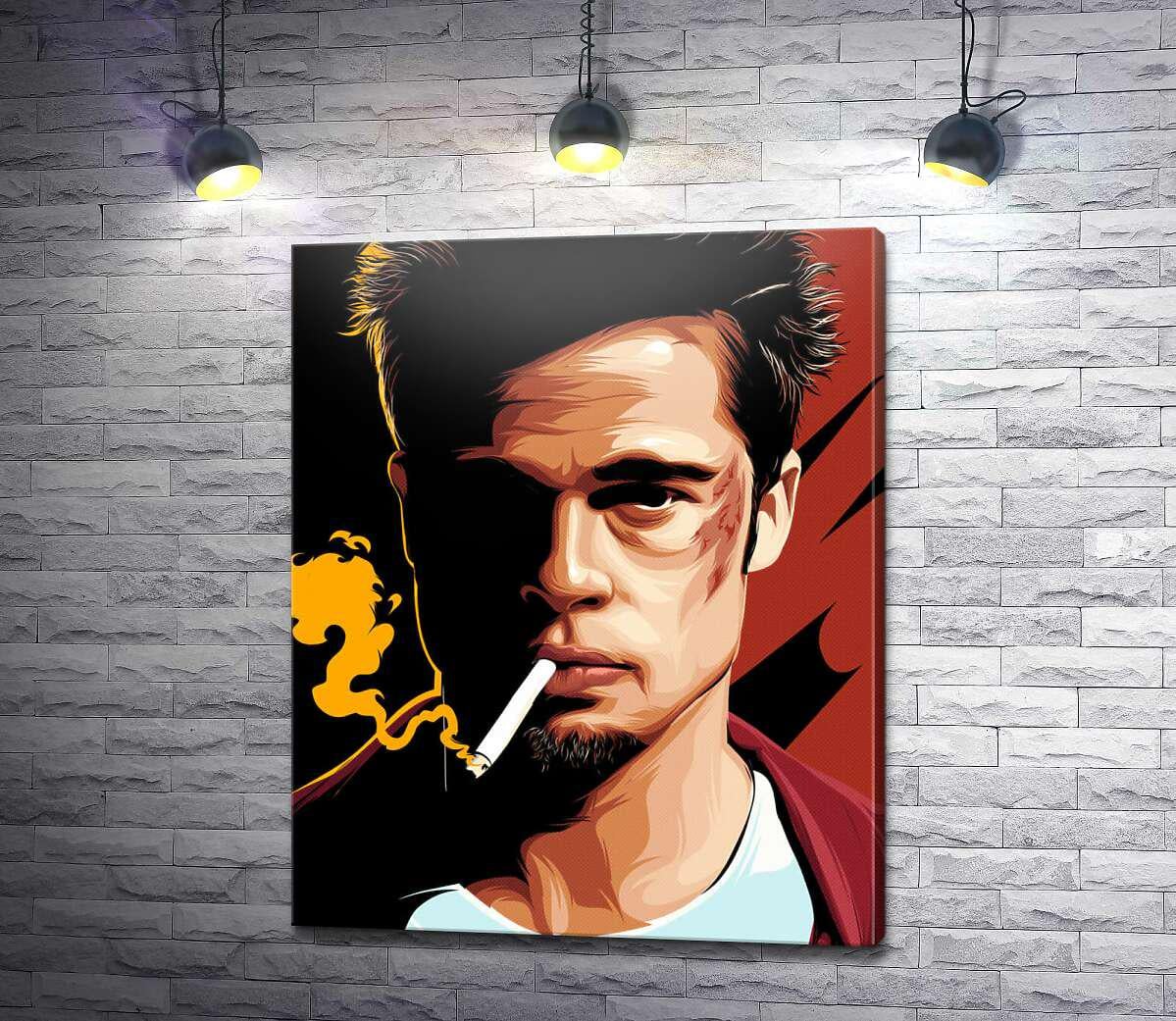 Картина ArtPoster Брэд Питт в образе Тайлера Дердена 40x50 см Модуль №1 (003935)