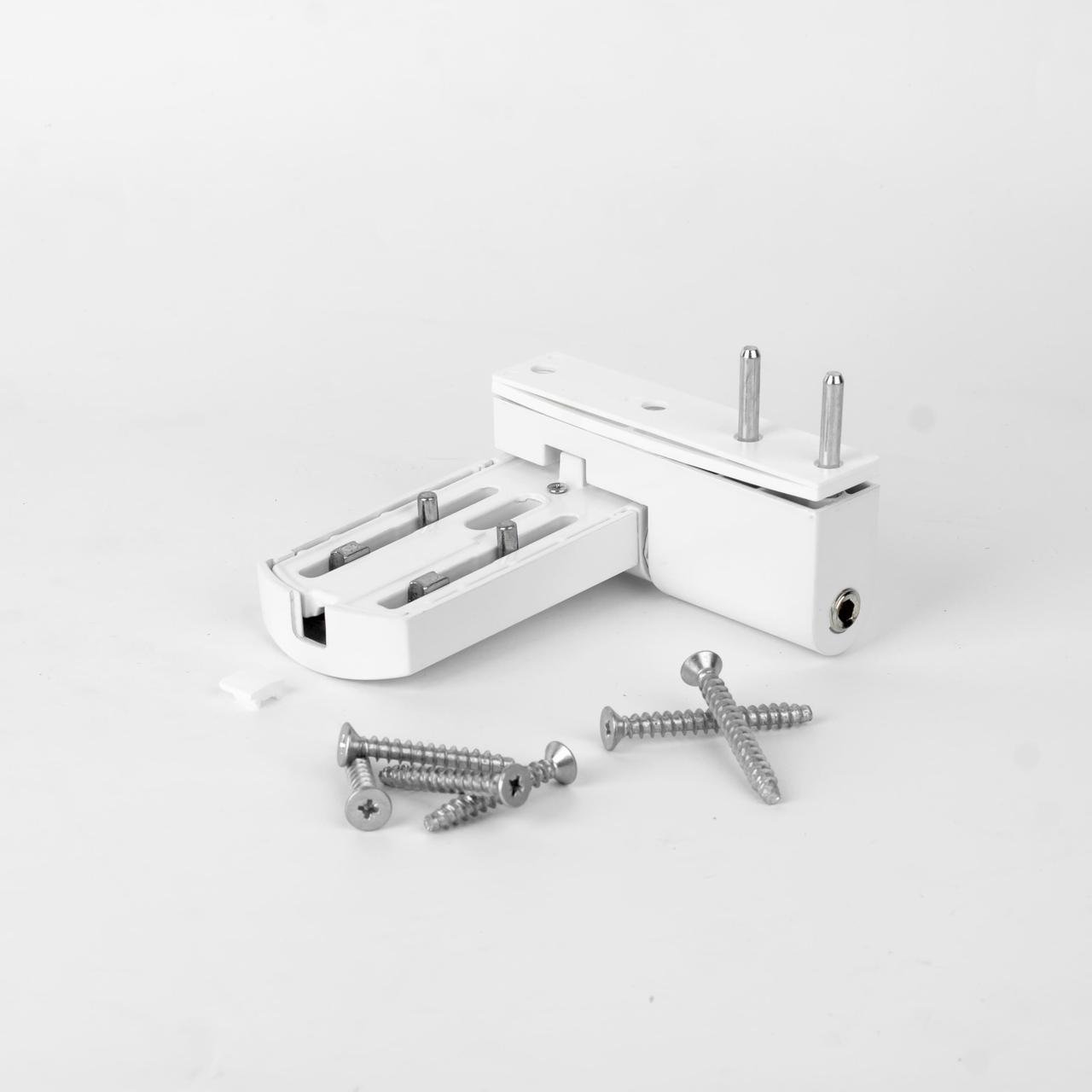 Петля дверна ASTEX AT27 3D для ПВХ дверей Білий (АТ27 RAL9016) - фото 3