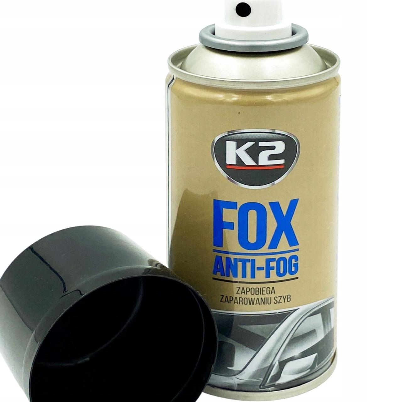 ᐉ Засіб проти запотівання скла K2 FOX Anti-Fog 150 мл • Краща