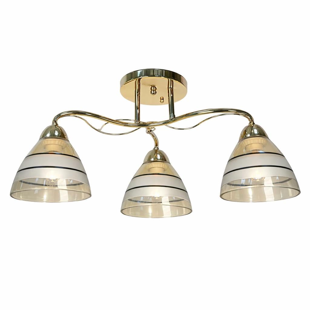 Люстра стельова SH-8071/3 FG Svet Золотий (32695683)