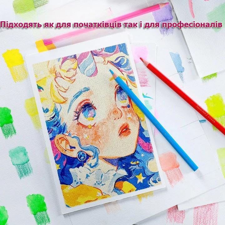 Акварельні олівці KALOUR AquaVibe 36 кол. (YV-PWC036) - фото 5