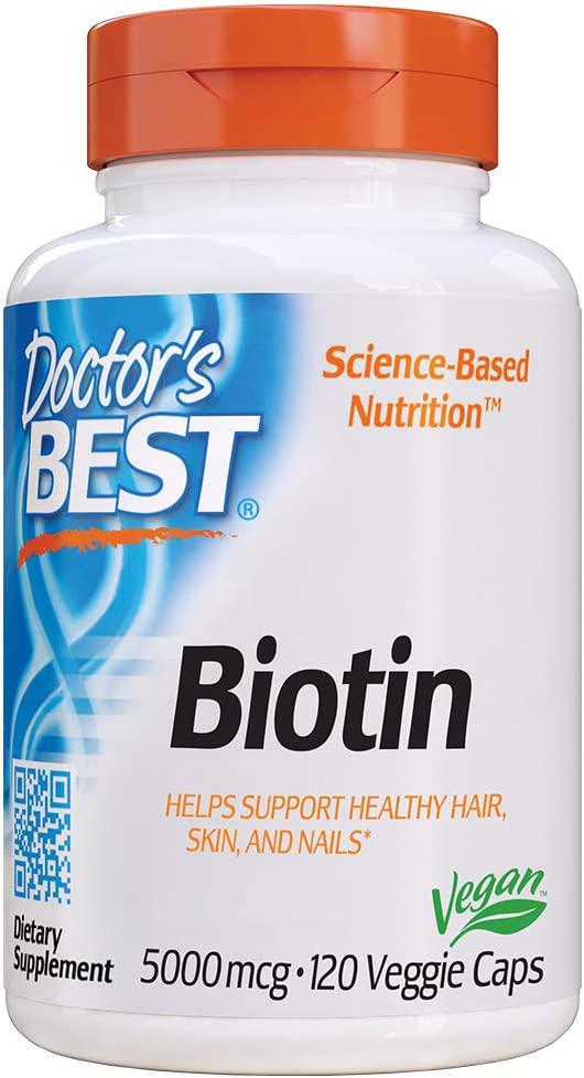 Биотин Biotin 5000 mcg 120 veggie caps
