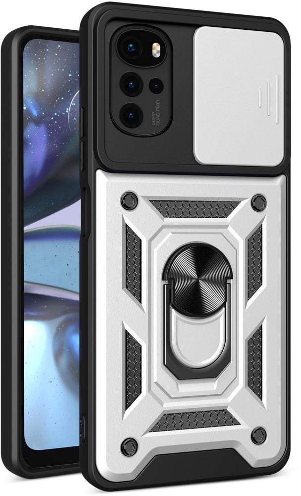 Чехол с защитой камеры 3DGuard Motorola G22 Silver (32453-59)
