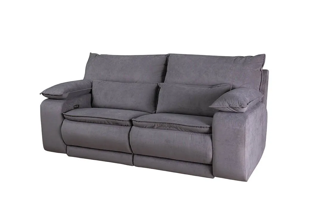 Диван Денвер без консоли Серый (662563)