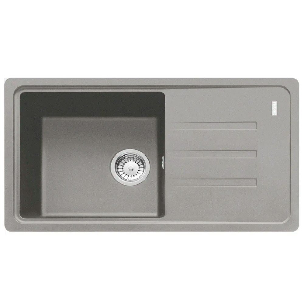 Мойка кухонная с крылом Franke Malta BSG 611-78 прямоугольная фрагранит 780х435 мм Stone Grey (114.0575.041)