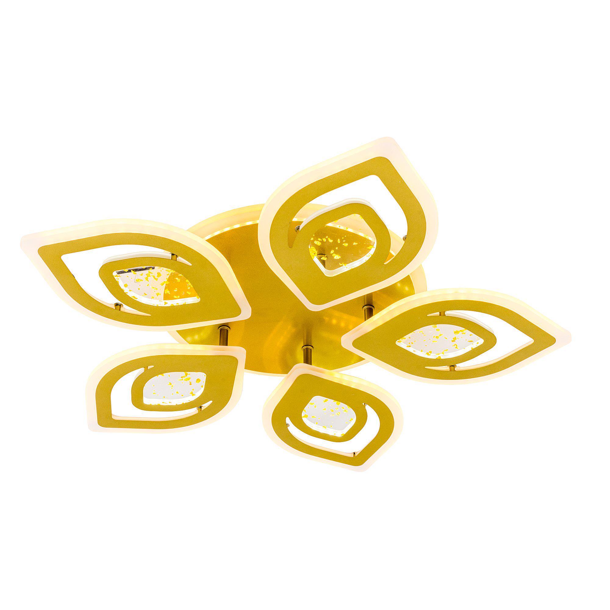 Люстра світлодіодна з пультом Valeso V K29132-5+1 GD (000036447) - фото 9 Люстра світлодіодна з пультом Valeso V K29132-5+1 GD (000036447) - фото 9