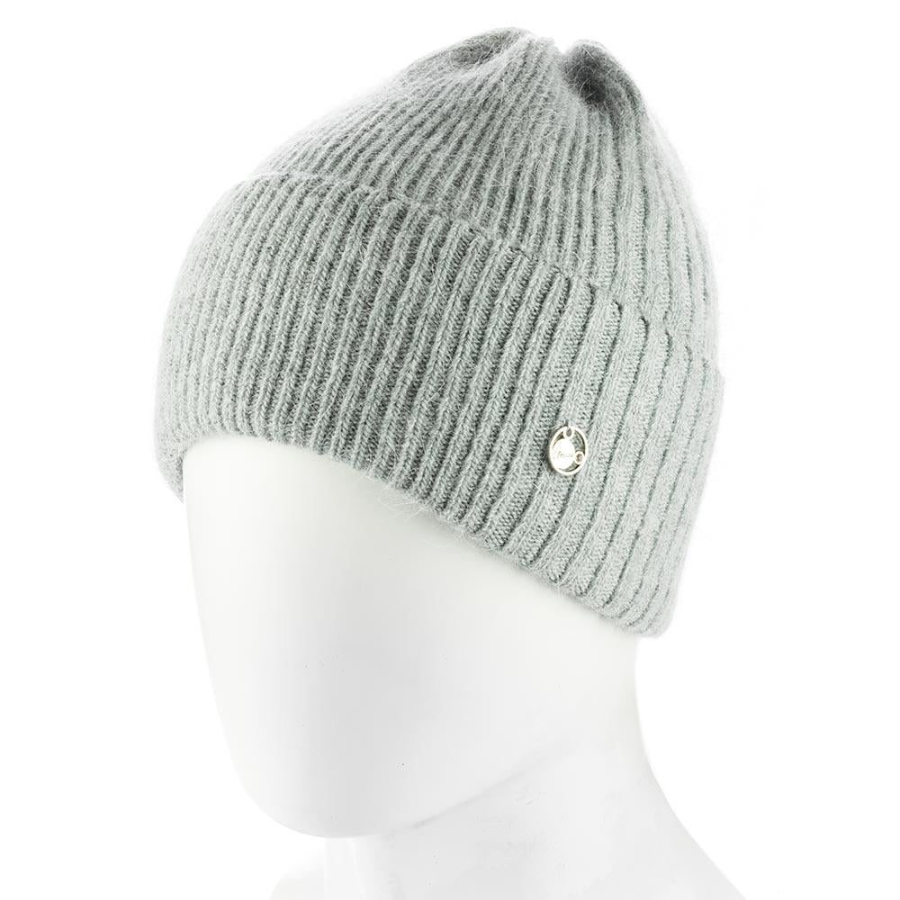 Шапка женская ангоровая сверху собрана Atrics WH909 утепленная флисом с отворотом Мятный - фото 1 Шапка женская ангоровая сверху собрана Atrics WH909 утепленная флисом с отворотом Мятный - фото 1