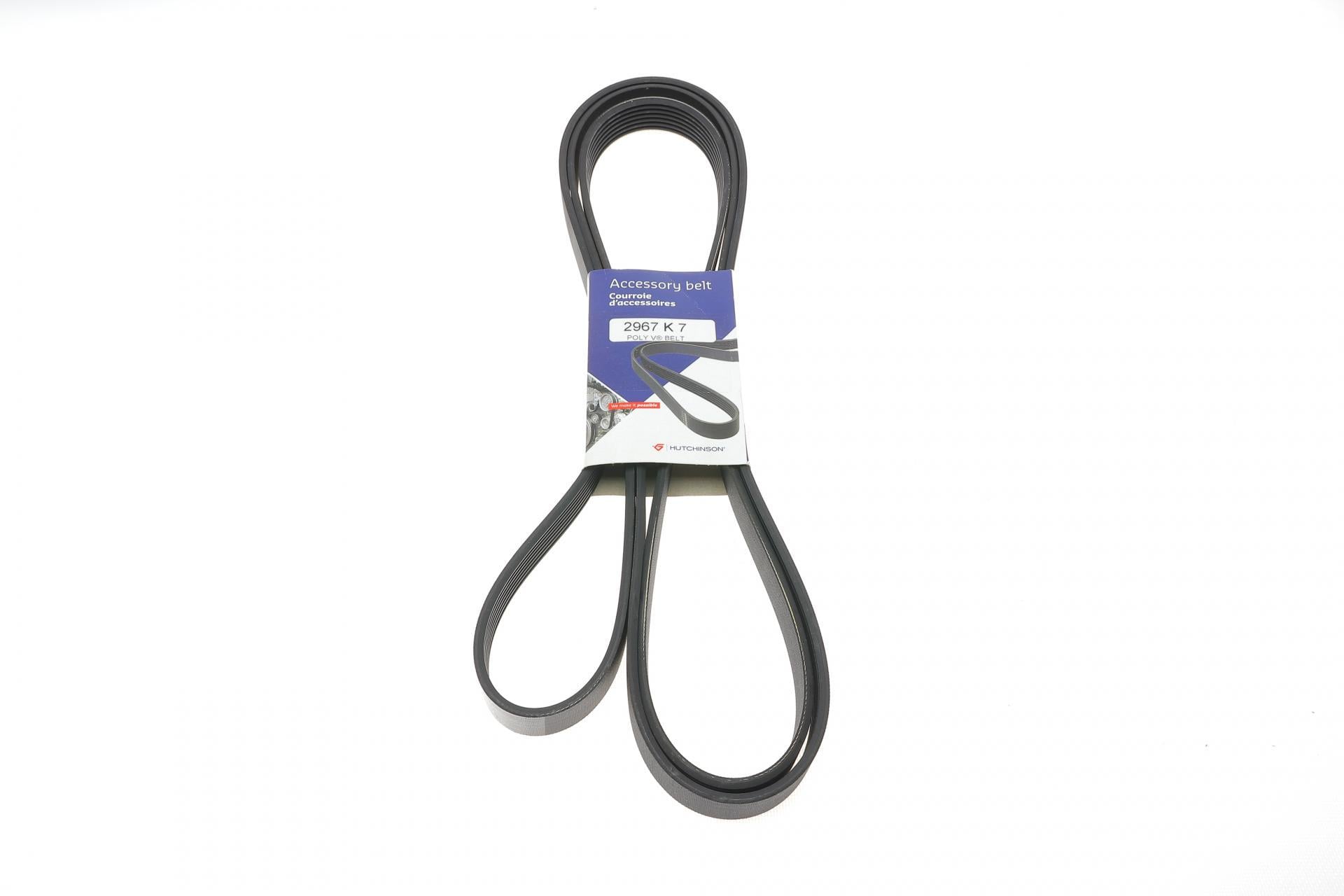 Ремінь генератора HUTCHINSON Ford Transit 2.2 TDCi 11- 7PK2967 (2967_K_7)