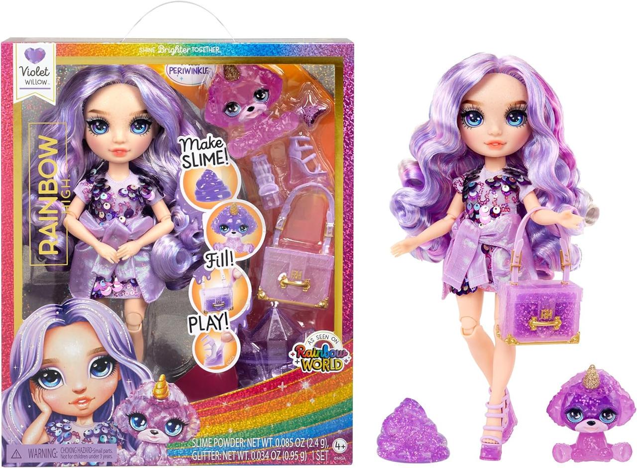 Кукла Rainbow High Violet Willow Slime Kit Вайолет Виллоу со слаймом (503422) - фото 2 Кукла Rainbow High Violet Willow Slime Kit Вайолет Виллоу со слаймом (503422) - фото 2