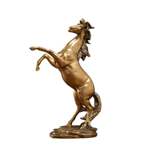 Статуэтка Лошадь на дыбах 295 мм Золотой (VA-1430294697)