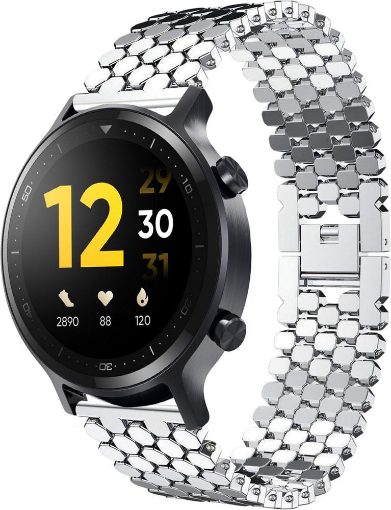 Металлический Ремешок Scaly для Realme Watch S Silver (28780-59)