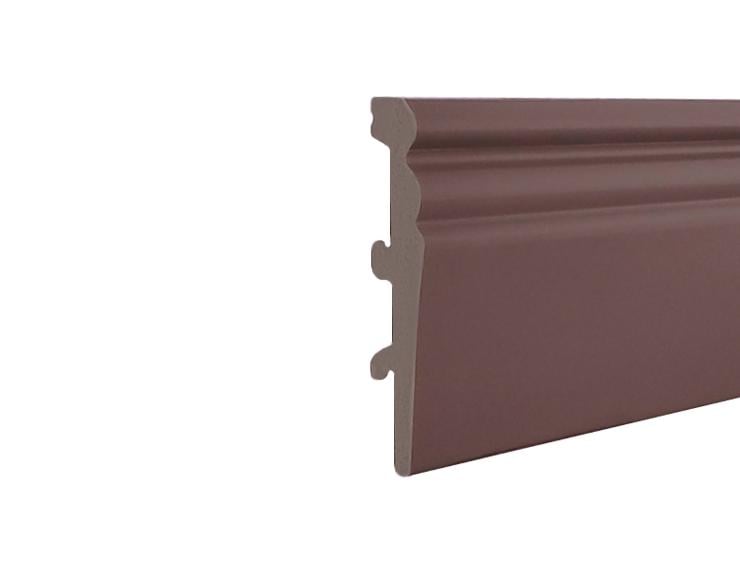 Плинтус дюрополимерный 13х80 мм Серо-коричневый (8013Р-011-567) Плинтус дюрополимерный 13х80 мм Серо-коричневый (8013Р-011-567)