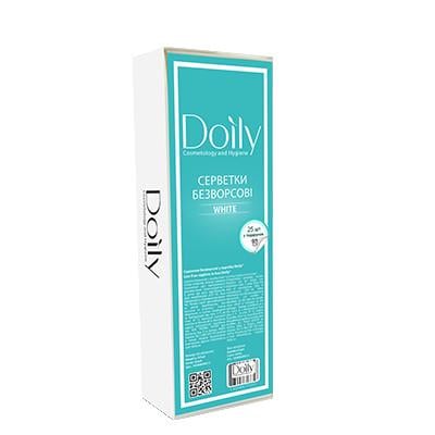 Серветки безворсові в коробці Doily 4,5х6,5 см 425 шт. Білий (2538725915)