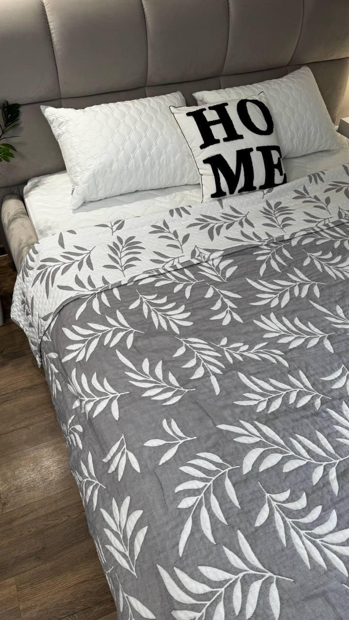 Покрывало хлопковое 200х230 см. Светло-серый (Д-muslin25-007-01) - фото 6 Покрывало хлопковое 200х230 см. Светло-серый (Д-muslin25-007-01) - фото 6