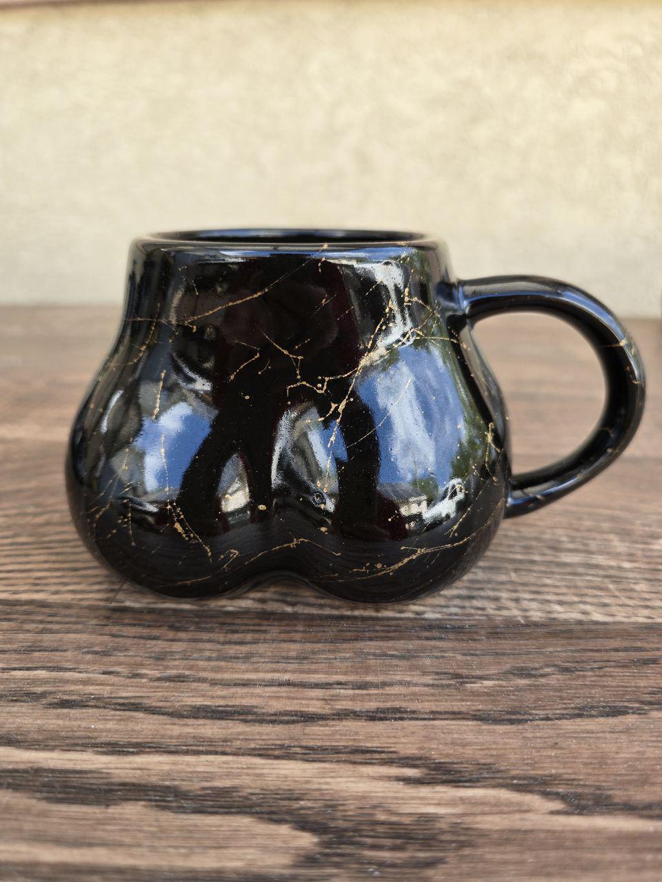 Бокал Сідниця глянець мармур 600 мл Чорний (26159770) Бокал Сідниця глянець мармур 600 мл Чорний (26159770)