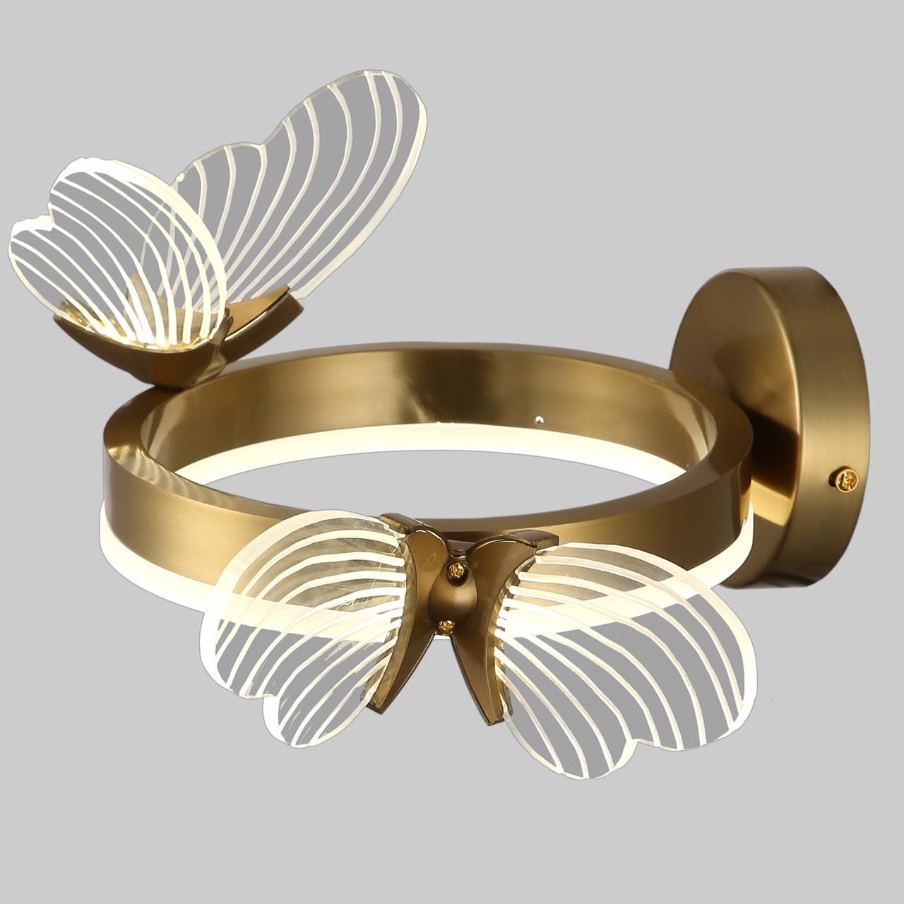 Світильник світлодіодний Butterfly Бронзовий (918-VP110 BRZ) Світильник світлодіодний Butterfly Бронзовий (918-VP110 BRZ)