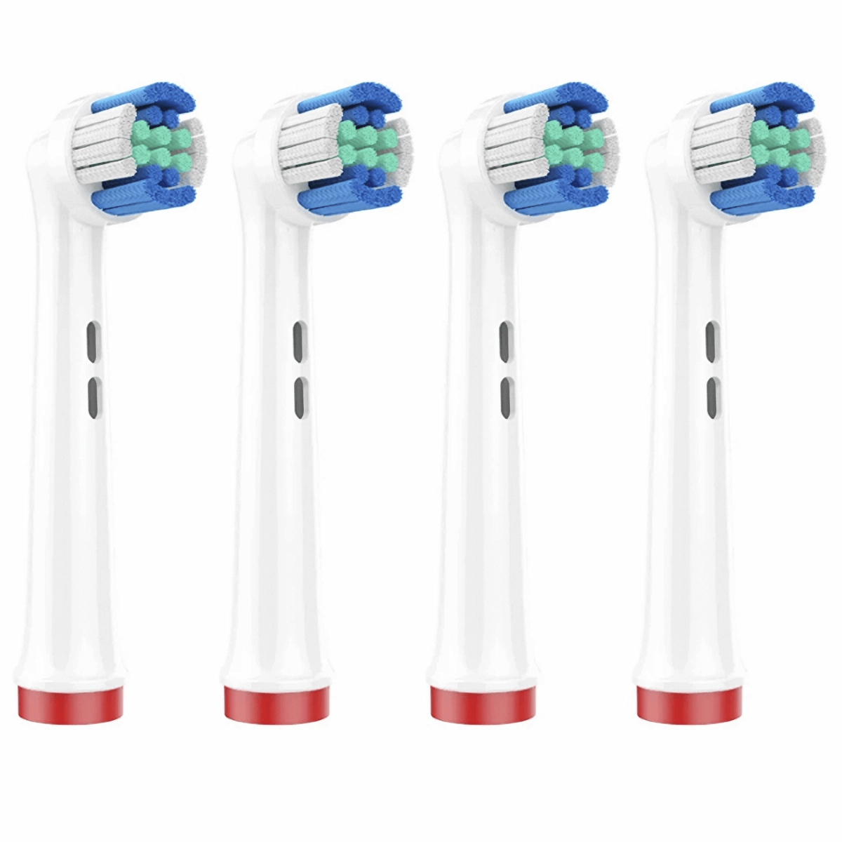 Комплект сменных насадок EB50-X Cross Action/EB18-X 3D White/EB20-X Precision Clean для зубной щетки Oral-B (2183975880) - фото 8