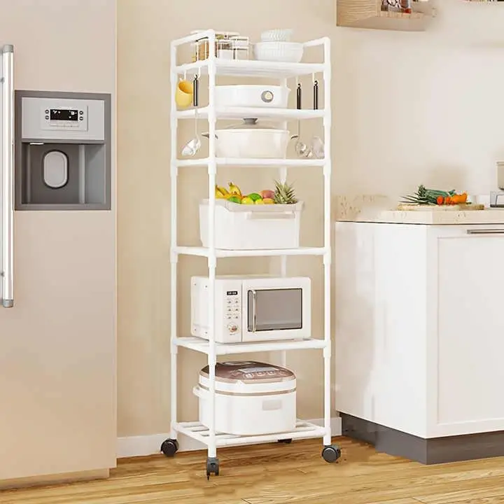 Полиця підлогова YH9909 на 6 ярусів 41x33x180 см (27415544) - фото 5 Полиця підлогова YH9909 на 6 ярусів 41x33x180 см (27415544) - фото 5