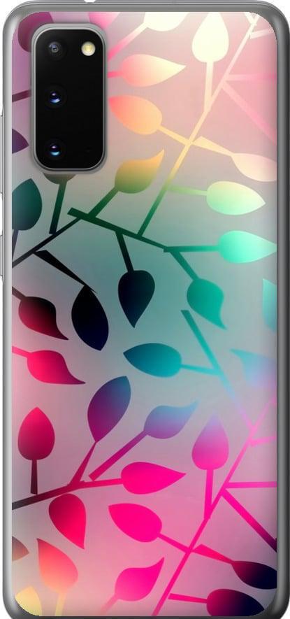 Чехол на Samsung Galaxy S20 Листья (2235u-1824-42517)