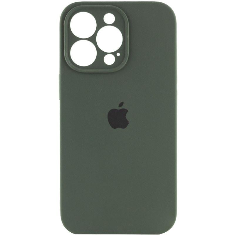 Чохол Silicone Case Full Camera Protective (AA) для Apple iPhone 15 Pro Max (6.7") Зелений | Cyprus Green