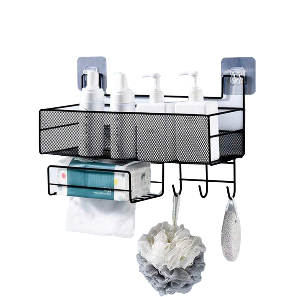 Полка настенная с держателем Modern Home 36х15х27 см (M50239-M)