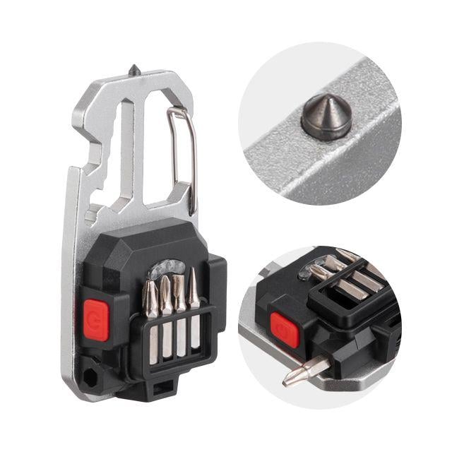 Ліхтар-брелок Intertool STORM LB-0161 Multi-tool 9в1 - фото 2